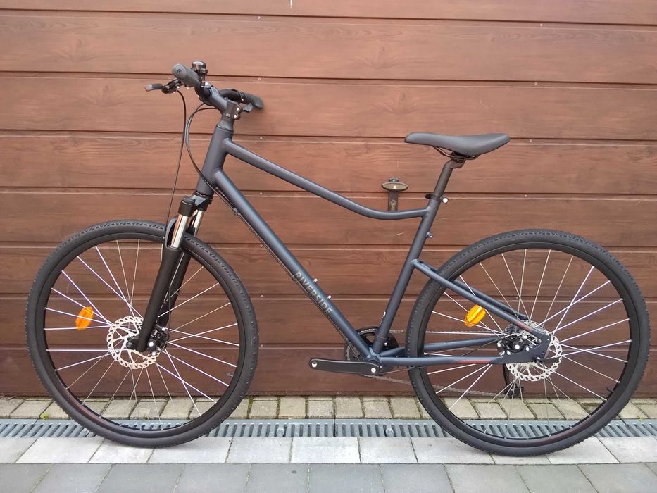 Rower męski crossowy trekkingowy Riverside NOWY 1x9 Decathlon Biała