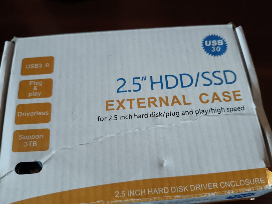 Disco externo com 120GB novo!