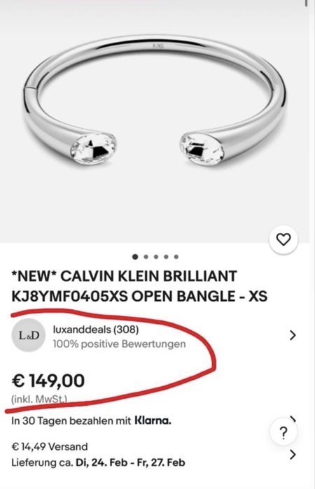 Браслет Calvin Klein Swarovski оригінал!