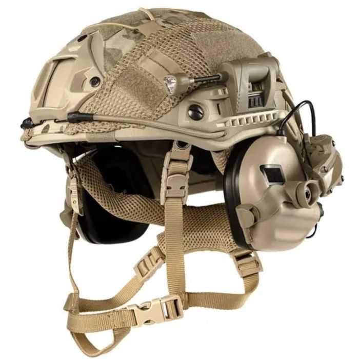 Балістичний шолом AholdTeсh Premium 3А + навушники EARMOR M31