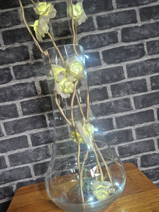 Duży wazon szklany 46cm