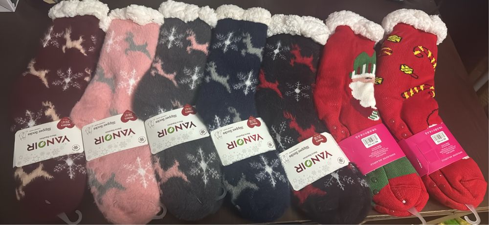 Meias termicas natal quentinhas