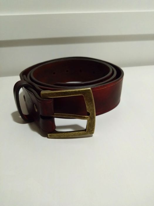 Pasek skórzany męski {handmade}