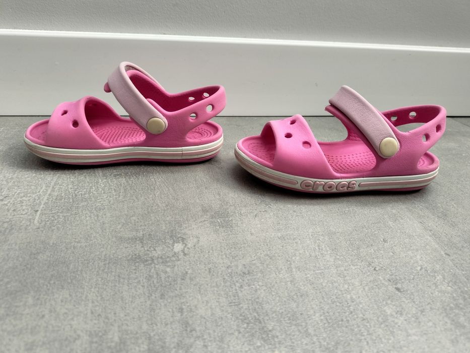 Crocs dziewczynka sandały różowe - Bayaband Sandal, rozmiar C6, 22-23