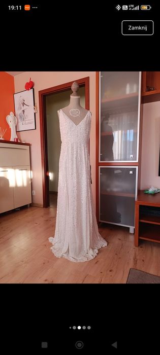 Suknia ślubna Asos 42