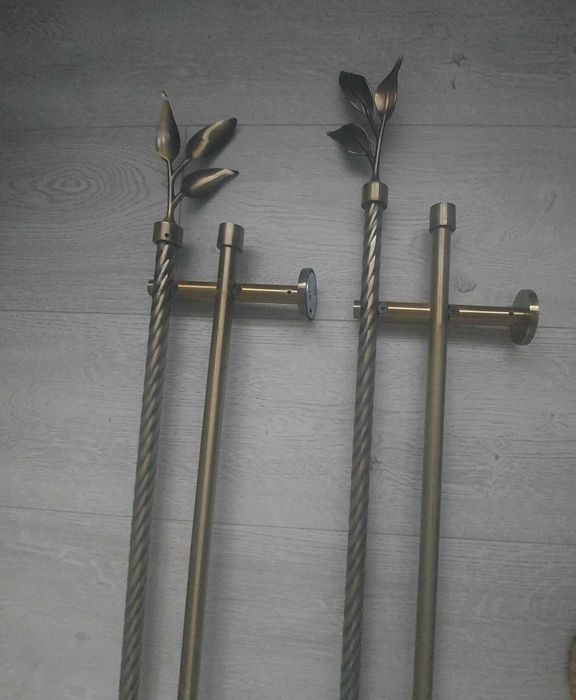 Каниз подвійний металевий