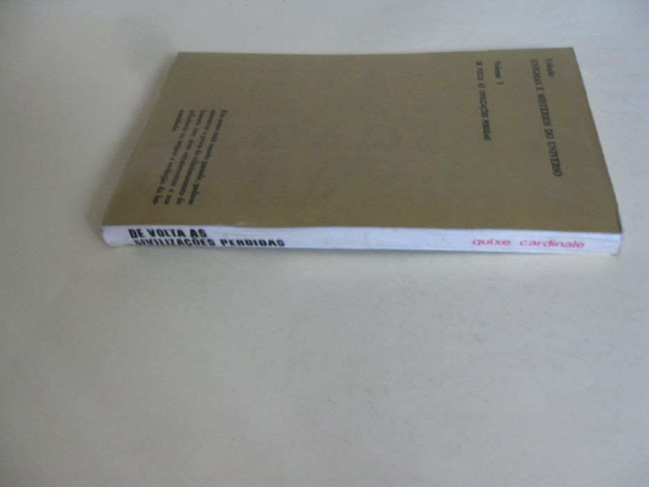 De Volta ás Civilizações Perdidas de Quixe Cardinale