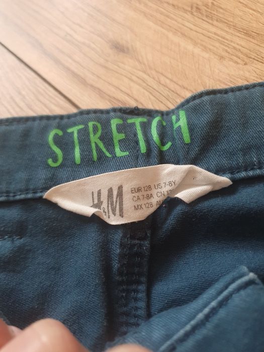 Spodnie jeans ciemnazielen