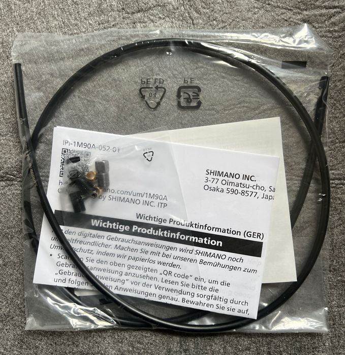 Przewód hamulcowy Shimano SM-BH90-JK-SSR – nowy, oryginalny, komplet