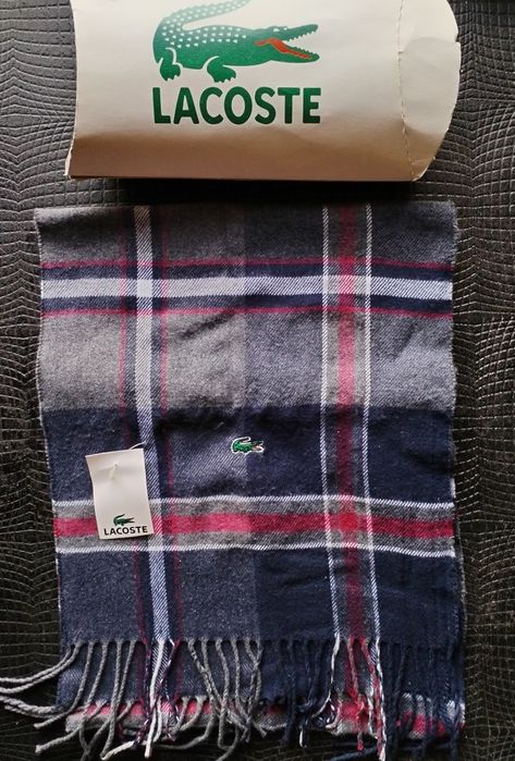 Cachecol novo Lacoste e FPerry homem