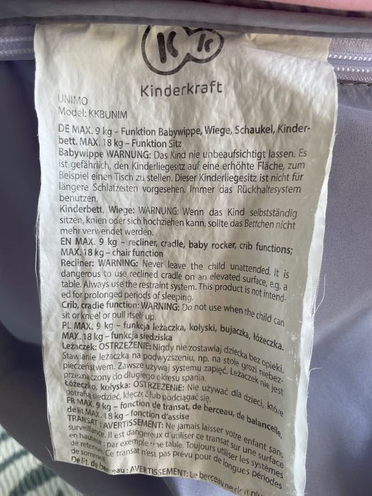 Bujaczek 5w1 Unimo Kinderkraft model KKBUNIM