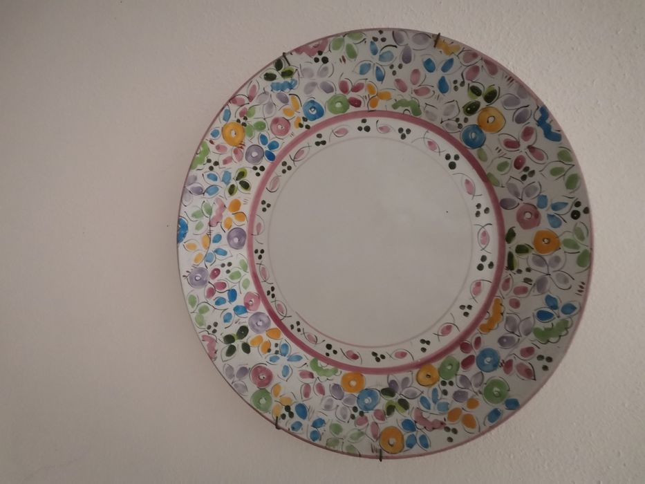 Travessa e prato antigos