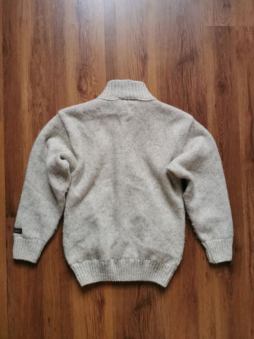 Eskimo kurtka wełniana gruby sweter cardigan S