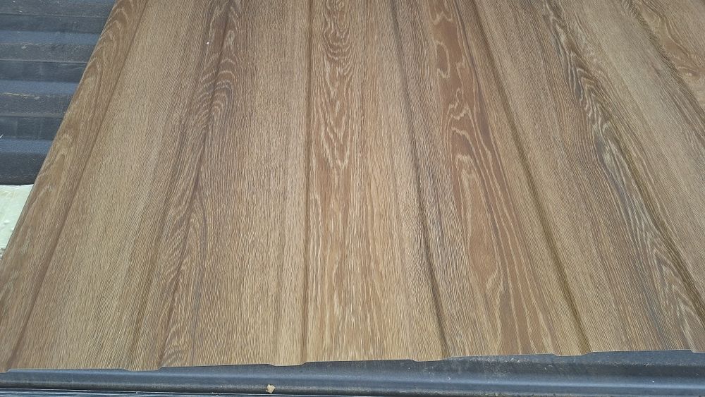 Blacha , podbitka 38 zł/m2 brutto , podsufitka t-7 drewnopodobna