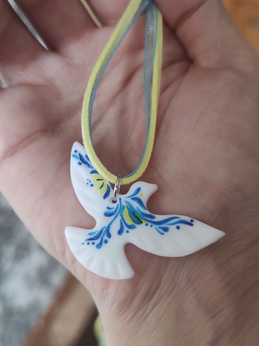 Підвіска чокер пташка, жіночі прикраси ручної роботи, аксесуари на шию