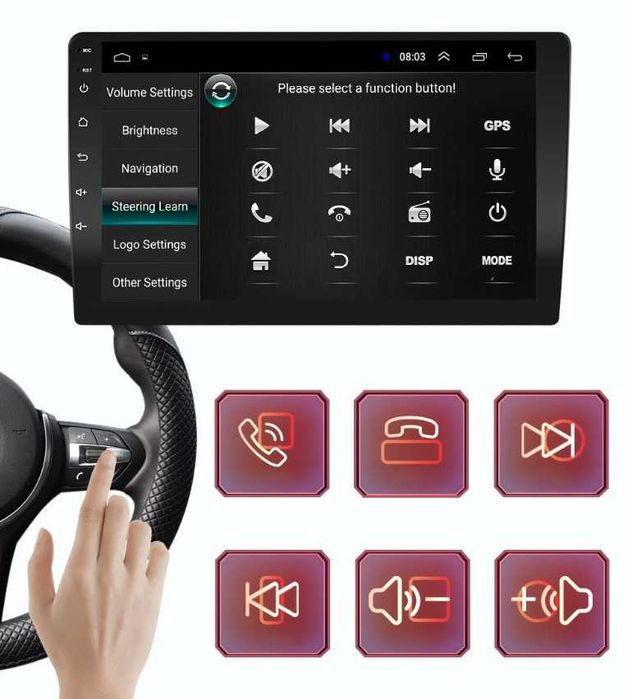 Radio samochodowe Eunavi Opel Adam 2013 -2016 Corsa E 2015 -2019 2-DIN 9"