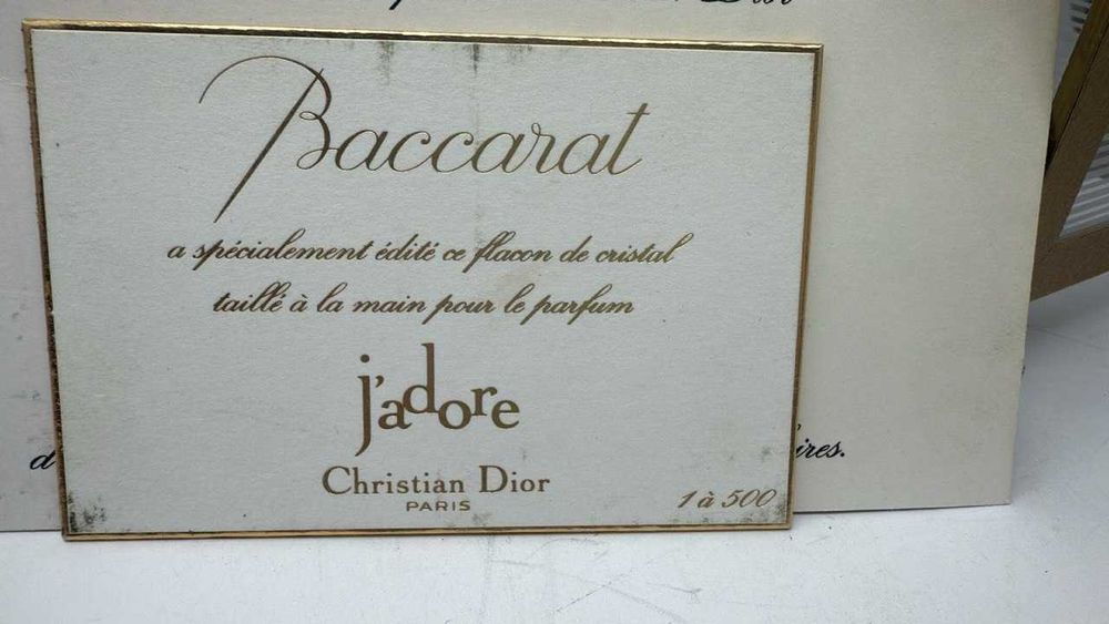 Духи Dior Jadore Baccarat Винтаж
