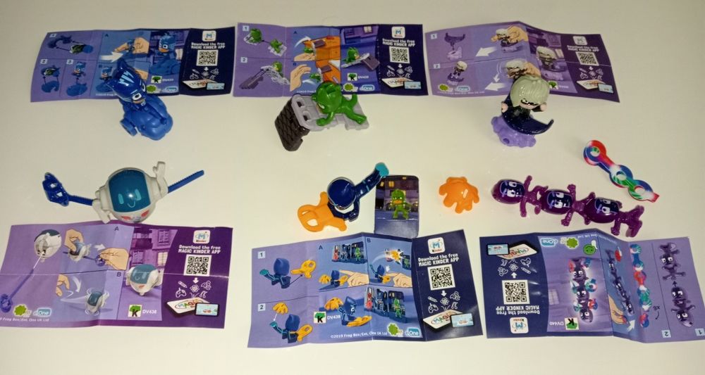 Kinder niespodzianka PJ Masks figurki DV kinderki
