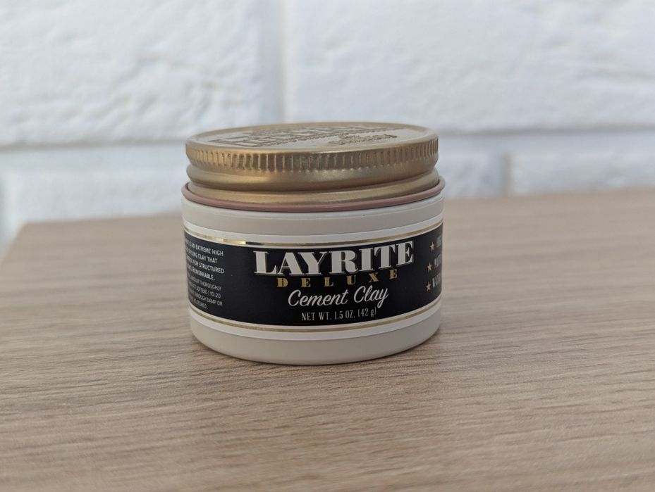 Mocna glinka pomada do włosów Layritte Cement Clay Deluxe