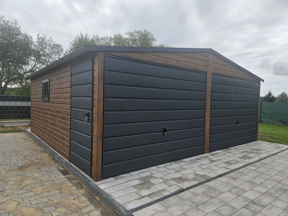 6x6 LUB Garaze Blaszane Garaz Blaszany Blaszak Blaszaki Nowoczesne