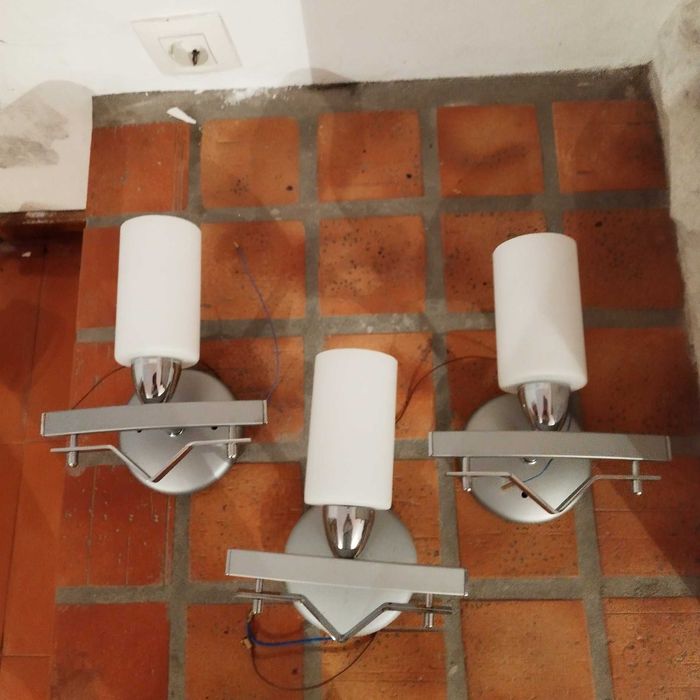 Conjunto de apliques de parede
