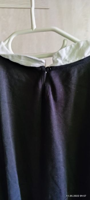 Sukienka schirtowa ciążowa z kołnierzykiem Bonprix rozmiar 40/42