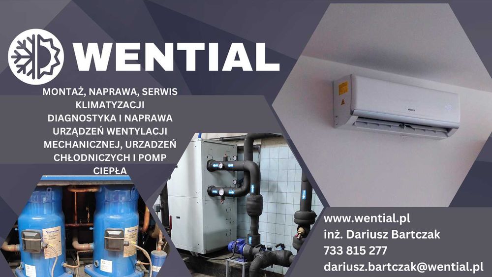 Montaż, serwis klimatyzacji pomp ciepła rekuperacji