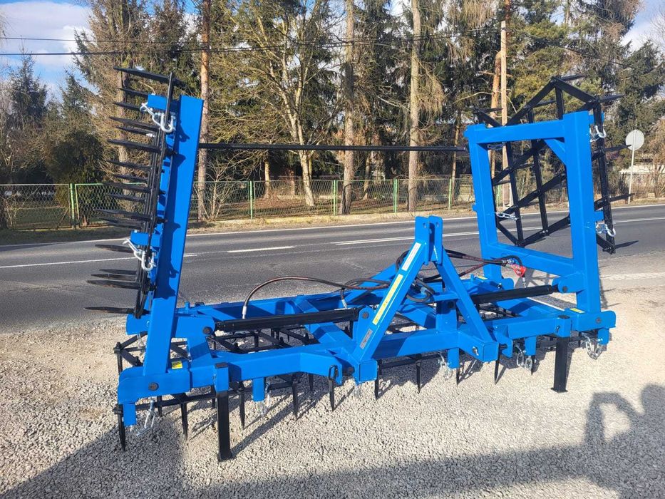 BRONY POLOWE hydrauliczne 2 siłowniki 5 pól ząb 20 ROLEX solidna rama