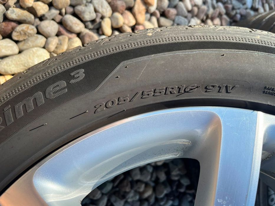 **Oryginalne koła VW Atlanta 16” 5x112 ET50 + Hankook 205/55 R16 – Golf Touran**