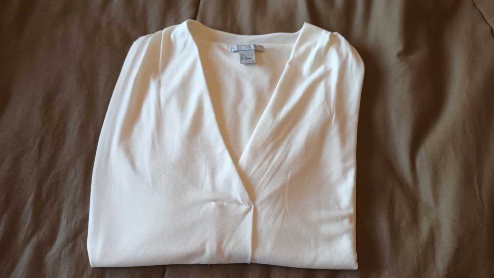 Túnica em branco da H&M