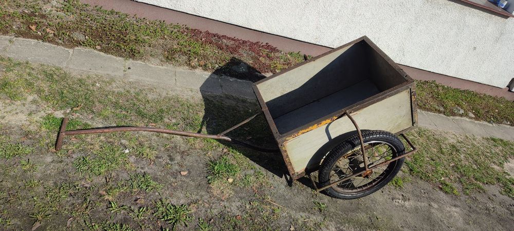 Wózek ogrodowy mocny, koła od Romera