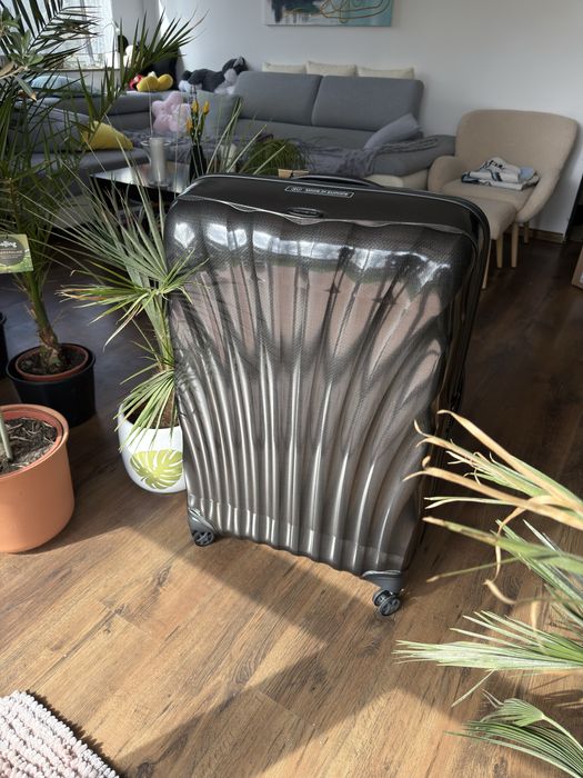 NOWA Walizka bardzo duza samsonite c lite 86 cm czarna