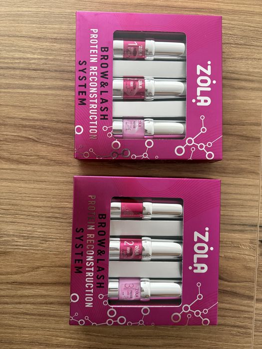 NOWY zestaw do laminacij brwi i rzes Zola Brow&Lash Protein