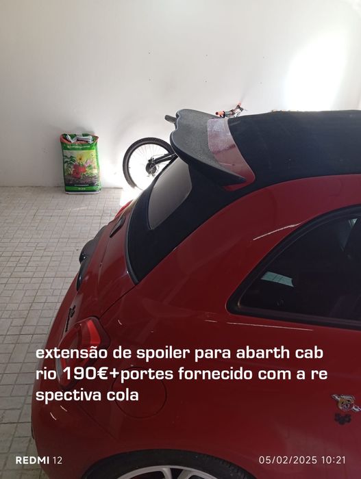 Lips Abarth material de alta qualidade entrega rápida