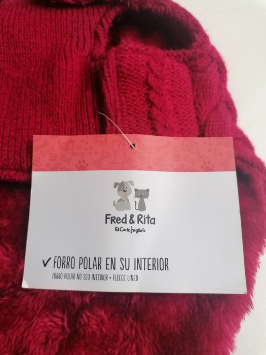 Camisola para cães, com forro polar