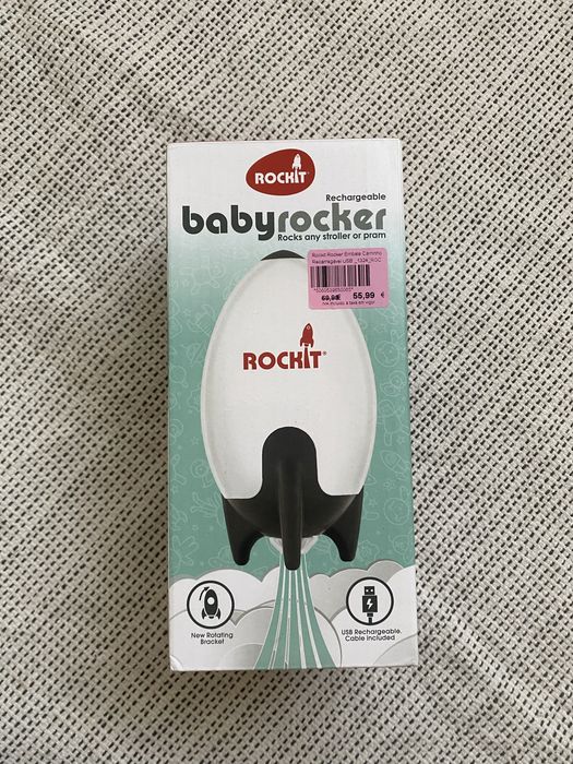 Babyrocker otimo para embalar bebes no betco ou no carrinho de passeio