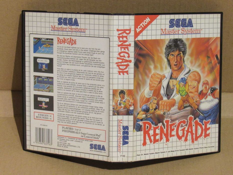 Jogo Sega Master System Renegade