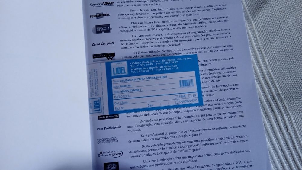 (Livro Informática) Utilizar a Internet Depressa e Bem
