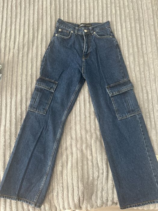 Джинси карго в темно синьому кольорі