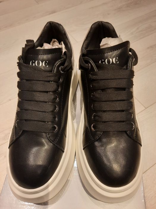 Sneakersy damskie GOE czarne jak nowe r.38,5