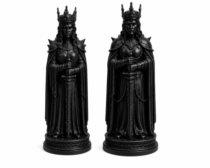 Conjunto de Xadrez Medieval – Impressão 3D