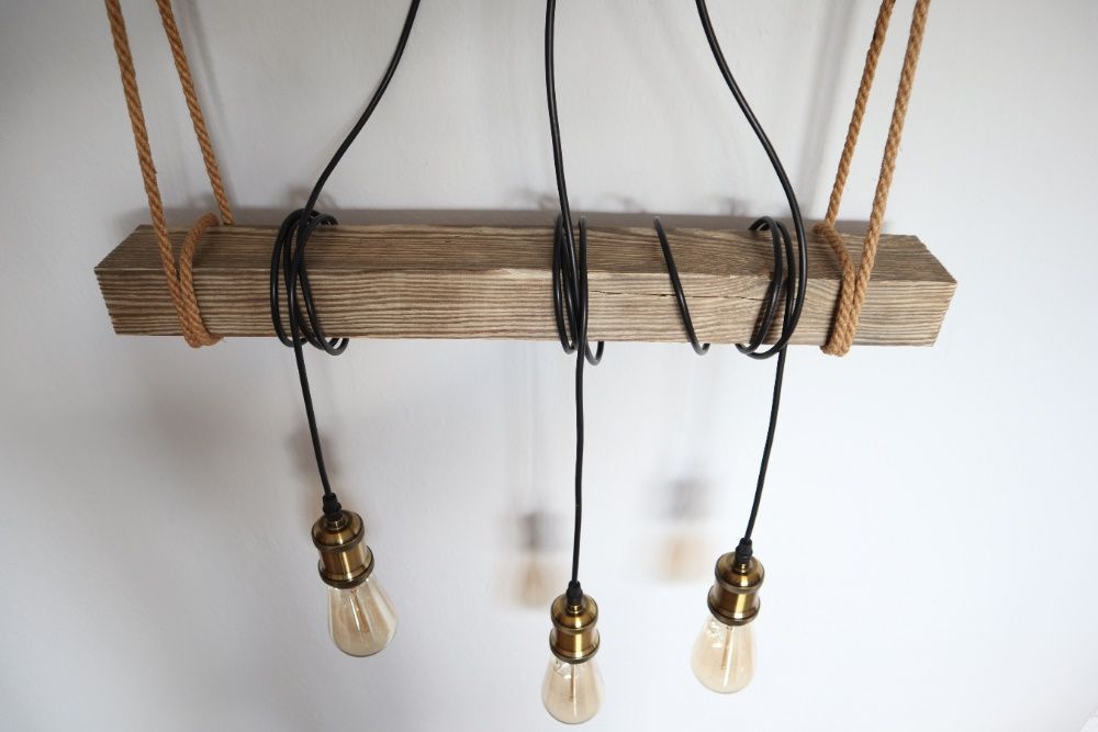 Żyrandol rustykalny