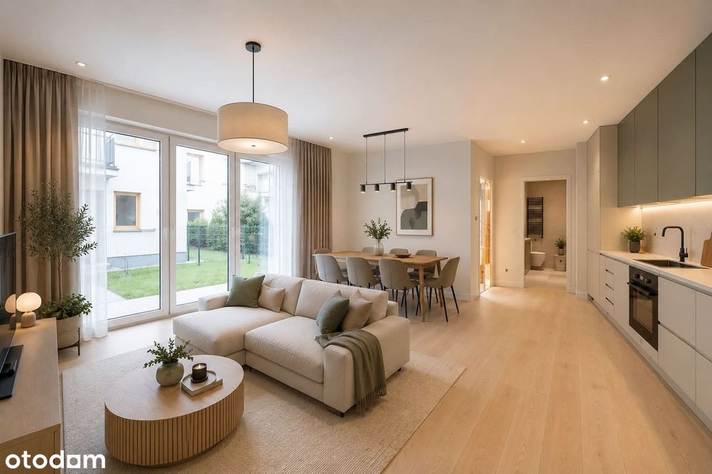 NOWE BEZCZYNSZOWE mieszkania 59,40m2, + Ogródek 0% prowizji