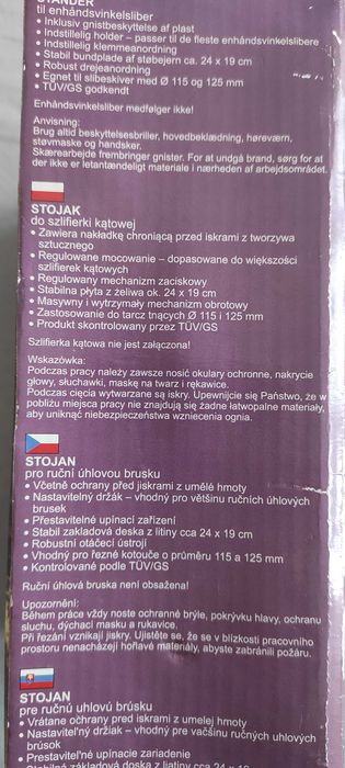 Stojak do szlifierki kątowej