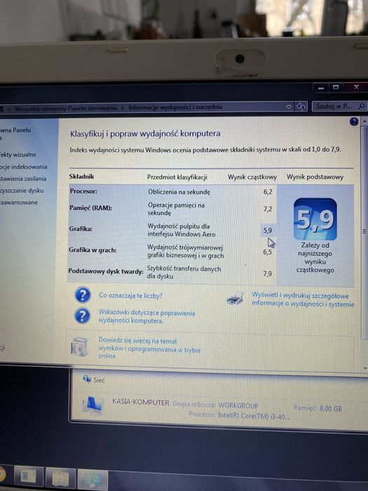 Laptop Acer aspire V
