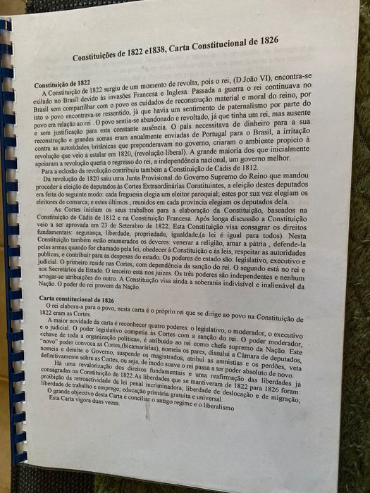 Vendo apontamentos de direito constitucional novos