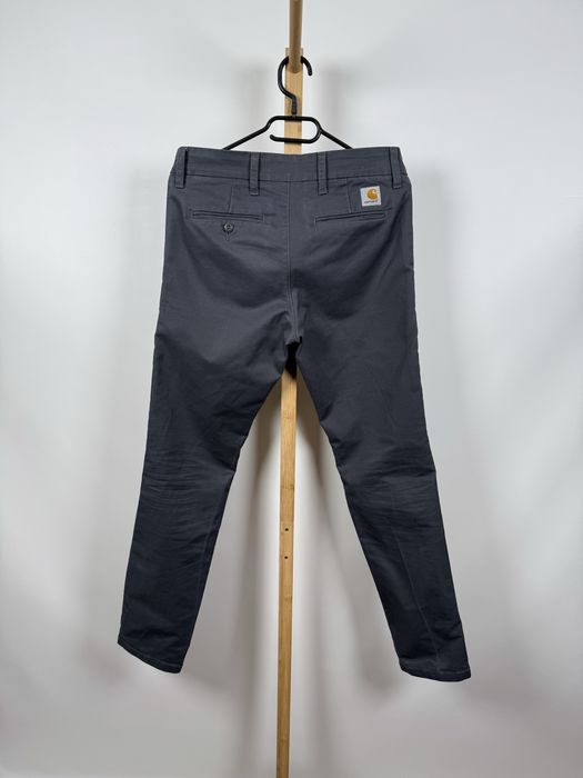 Carhartt WIP Sid Pant męskie szare spodnie chinosy 30x32