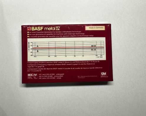 Kaseta magnetofonowa Basf Metal IV 90