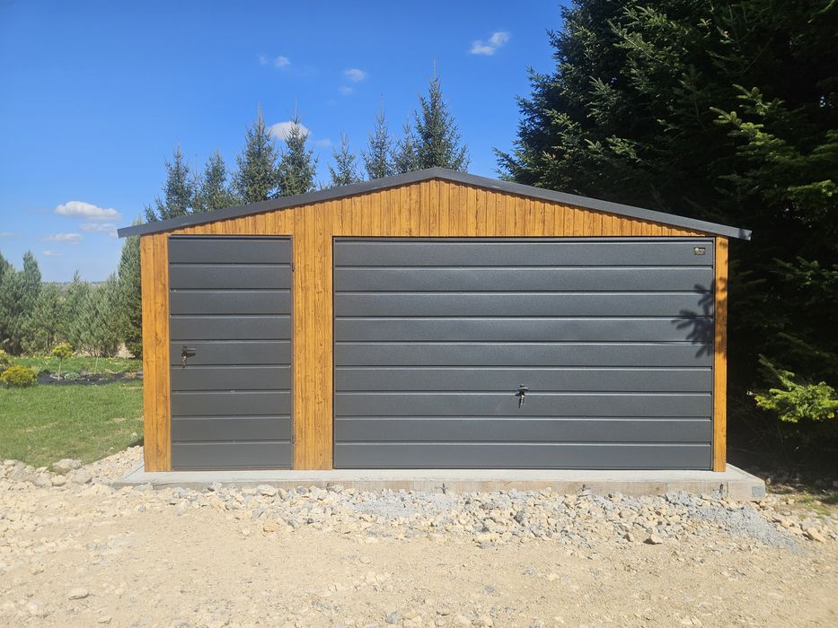 5x5 MAŁ Garaże Blaszane Garaż Blaszany Blaszak Blaszaki  Obróbki