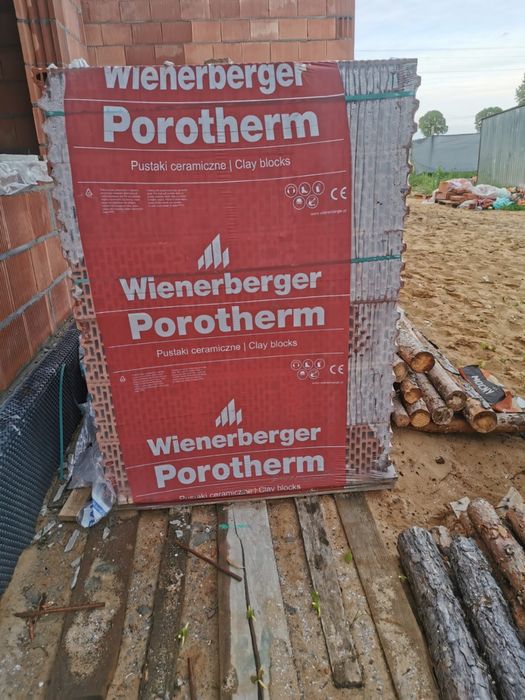 Cegla pustak porotherm p+w 25